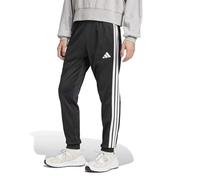 adidas Men's 3-Stripes Tricot Track Pants, Black/White, M