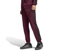 adidas Men's 3-Stripes Tricot Track Pants, Maroon/Black, 3XL Plus Long