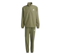 adidas Men's 3 STRIPES WOVEN TRACKSUITS, olive strata, XS