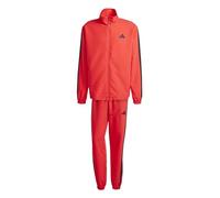 adidas Men's 3 STRIPES WOVEN TRACKSUITS, pure ruby, M