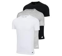 Adidas Men's, 3er Pack - Crew Neck Shirt, Active Core Cotton, Einfar