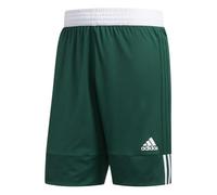 adidas Mens 3G Speed Reversible Basketball Shorts Dark Green/White S