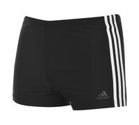 Adidas Men 3 Stripes Infinitex Essence Core Infinitex Essence Core 3-Stripes Boxer-badehose, Black (Black/White), 34 (Manufacturer Size: 6)