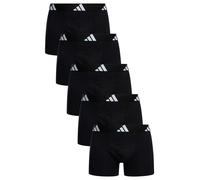 Adidas Men's 5 Pack Active Flex Cotton Trunks, Black