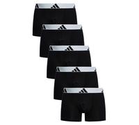 Adidas Men's 5 Pack Active Flex Trunks, Black