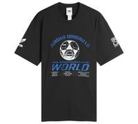 Adidas Men's 90S Football T-Shirt Black Medium