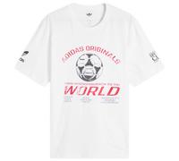 Adidas Originals 90s Football Graphic Short Sleeve T-shirt White M Men