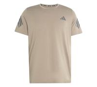 adidas Men's Adi365 Running Climacool Iconic Shirt, Khaki Six/Black, L