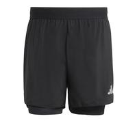 adidas Men's adi365 Running Essentials 2in1 Shorts, Black, 4XL