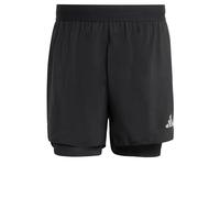 adidas Men's adi365 Running Essentials 2in1 Shorts, Black, XS