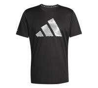 adidas Men's adi365 Running Essentials Brand Love Tee, Black, S