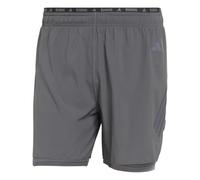 adidas Men's ADI365 Running Formotion Iconic 2in1 Shorts, Grey six, S