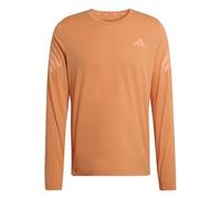 adidas Men's ADI365 Running Iconic Long Sleeve, Dusky Orange, XS