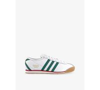 Adidas Mens Adidas Italia 70S Leather Low-Top Trainers White Black Green 5