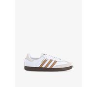 Adidas Mens Adidas Samba OG Leather Trainers White Cardboard Gum 3.5