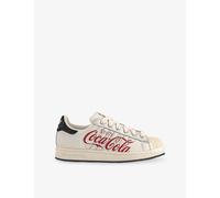 Adidas Mens Adidas Superstar II Leather Trainers Coca Cola White Black Cr 7