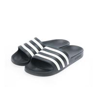 adidas Sportswear Mens Adilette Aqua Sliders - Black/White, Core Black/Ftwr White/Core Bla, Size 7, Men Core Black/Ftwr White/Core Bla