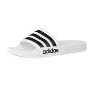 adidas Men's Adilette Cloudfoam Beach & Pool Slides, White (Ftwr White/Core Black), 13 UK (48.5 EU)