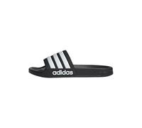 adidas Men's Adilette Shower Sandal, Black White White, 10 UK