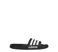 adidas Men's Adilette Shower Sandal, Black White White, 9 UK