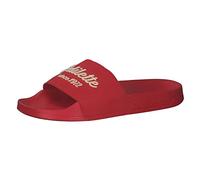 adidas Men's Adilette Shower Sandal, Vivid Red Wonder White Vivid Red, 12 UK
