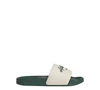 adidas Men's Adilette Shower Sandal, Wonder White Collegiate Green Collegiate Green, 8 UK