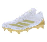 Adidas Mens Adizero 13.0, Cloud White/Gold Metallic/Cloud White-white/Chalk White, 10