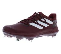 adidas Men's Adizero Afterburner 8 Baseball Shoe, Team Maroon/White/White, 8.5