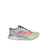 adidas Men's Adizero Boston 12 Shoes Sneaker, Dash Grey/Lucid Red/Lucid Lemon, 9 UK