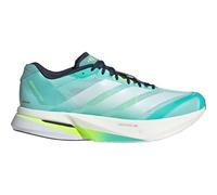 adidas Men's Adizero Boston 13 Running Shoes Sneaker, Flash Aqua/White/Lucid Lemon, 11 UK