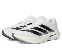 adidas Men's Adizero Boston 13 Running Shoes Sneaker, White/Black/Dash Grey, 12 UK