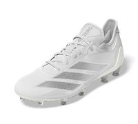 adidas Men's Adizero Electric.1 Football Sneaker, White/Silver Metallic/White, 11.5