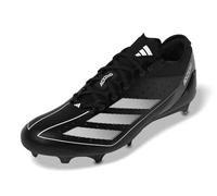 adidas Men's Adizero Electric American Football Sneaker, Black/White/Carbon, 17