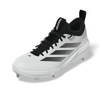 Adidas Mens Adizero Impact 2.0 Baseball, White/Black/Black, 7
