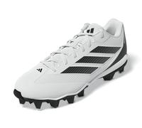 Adidas Mens Adizero Impact 2.0 Molded Baseball, White/Black/Black, 15