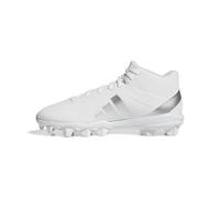 adidas Men's Adizero Impact Spark Mid Top Sneaker, White/Gold Metallic/White, 11.5