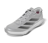 Adidas Men's Adizero Impact Speed Turf Baseball Sneaker, Silver Metallic/Black/Grey, 12 UK