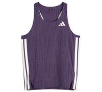 Adidas Men's Adizero Running Tank Top Aurora Plum/Noble Ink