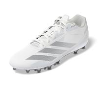 adidas Men's Adizero Spark Sneaker, White/Silver Metallic/White, 10