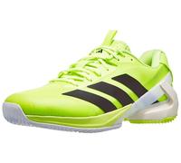 adidas Men's Adizero Ubersonic 5 Clay Court Tennis Shoes Sneaker, Lucid Lemon/Black/White, 12.5 UK