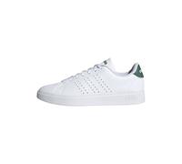 adidas Men's Advantage 2.0 Shoes, Cloud White/Core Black/Green, 10.5 UK