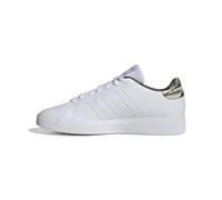 adidas Men's Advantage Base 2.0 Shoes, Cloud White/Cloud White/Olive strata, 10 UK