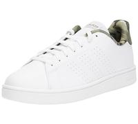 adidas Men's Advantage Base Shoes, Cloud White/Cloud White/Orbit Green, 7 UK