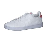 adidas Men's Advantage Sneaker, Ftwr White Ftwr White Better Scarlet, 7 UK