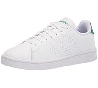 adidas Men's Advantage Sneaker, White Green, 10 UK
