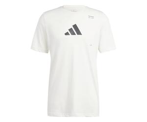 adidas Men's AEROREADY All-Gym Category Graphic Tee, Chalk White, XXL