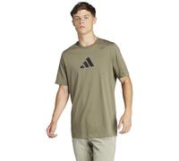 adidas Men's AEROREADY All-Gym Category Graphic Tee, Olive strata, M