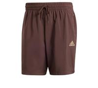 adidas Men's AEROREADY Essentials Chelsea Small Logo Shorts, Shadow Brown F23, S