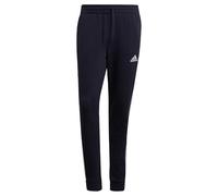 adidas Men's Essentials Fleece Tapered Cuff 3-Stripes Pants, Legend Ink/White, M