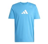 adidas Men's AEROREADY Padel Category Graphic Tee, Bright Blue, XS